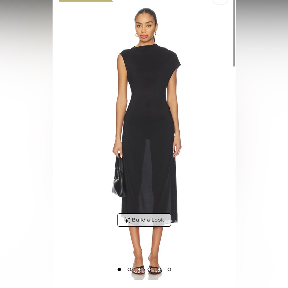 by Marianna Teshi Midi Dress in Black
